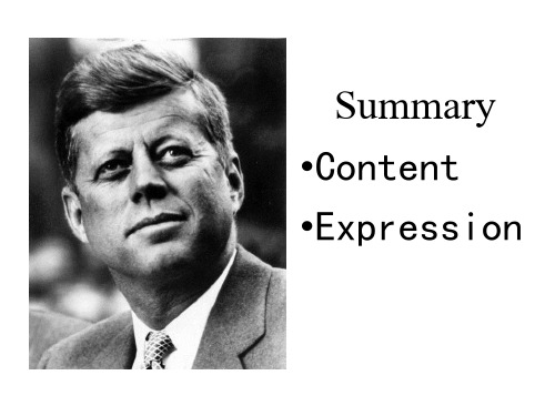 The inaugural address