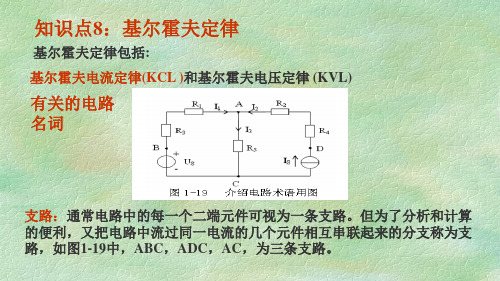 1-4-1：基尔霍夫电流定律KCL(知识点8-基尔霍夫定律KCL)