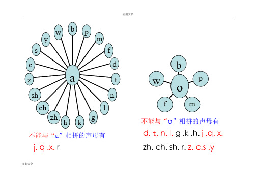 声母韵母相拼表(横向放射版))1