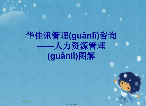 华佳讯管理咨询——人力资源管理图解