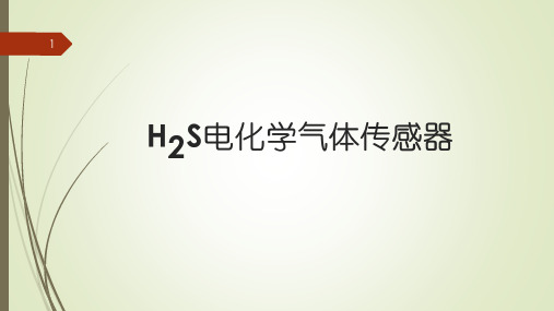 硫化氢电化学传感器