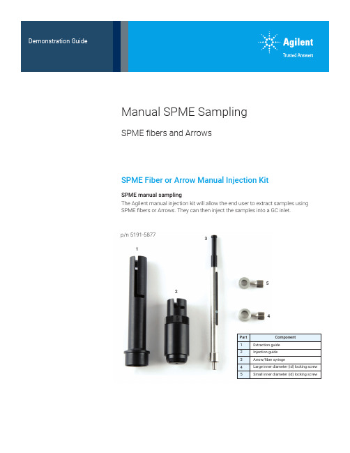 Agilent SPME Fiber or Arrow Manual Injection Kit U