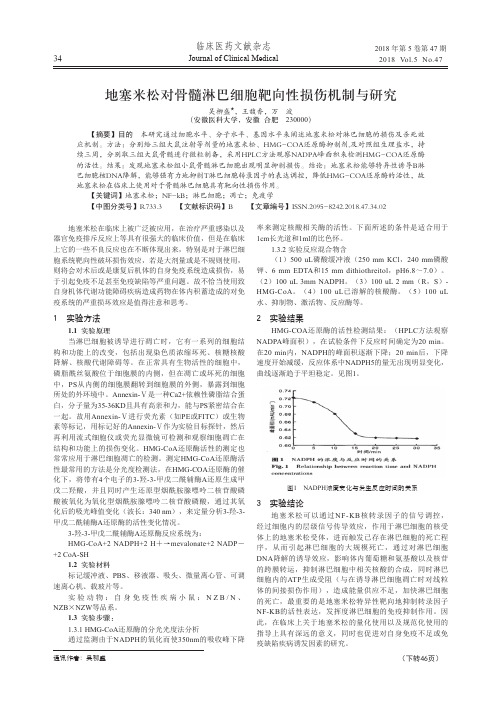 地塞米松对骨髓淋巴细胞靶向性损伤机制与研究