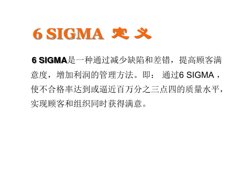 6SIGMA宣传资料