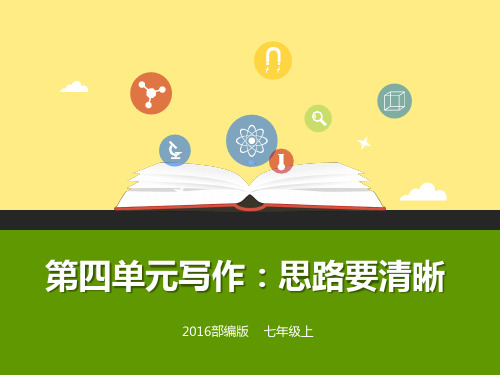 部审初中语文七年级上《思路要清晰》时艺红PPT课件 一等奖新名师优质公开课获奖比赛人教