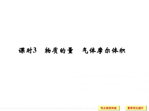 物质的量气体摩尔体积 鲁科版高中化学一轮复习PPT(配有doc练习)