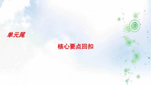 高中英语(牛津译林版+选修8)同步课件：Unit+2+单元尾 核心要点回扣