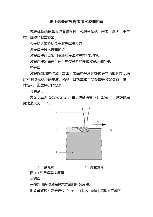 史上最全激光焊接技术原理知识