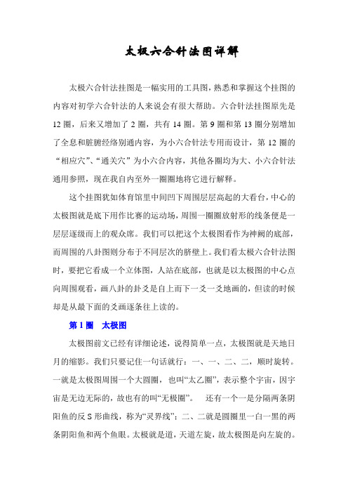 太极六合针法图详解