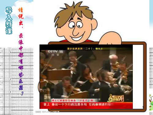 湘教版音乐七年级上册《青少年管弦乐队指南》ppt课件
