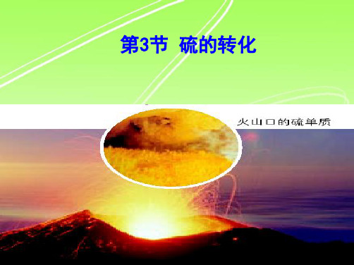 硫的转化