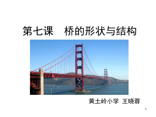 六年级桥的形状与结构(课堂PPT)