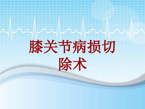 手术讲解模板：膝关节病损切除术