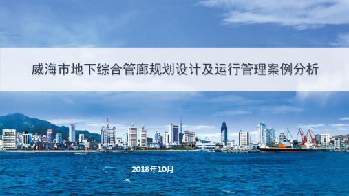 威海市地下综合管廊规划设计及运行管理案例分析