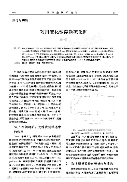 巧用硫化钠浮选硫化矿
