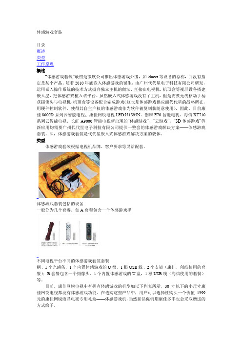 体感游戏套装
