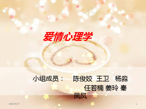 爱情心理学 PPT课件