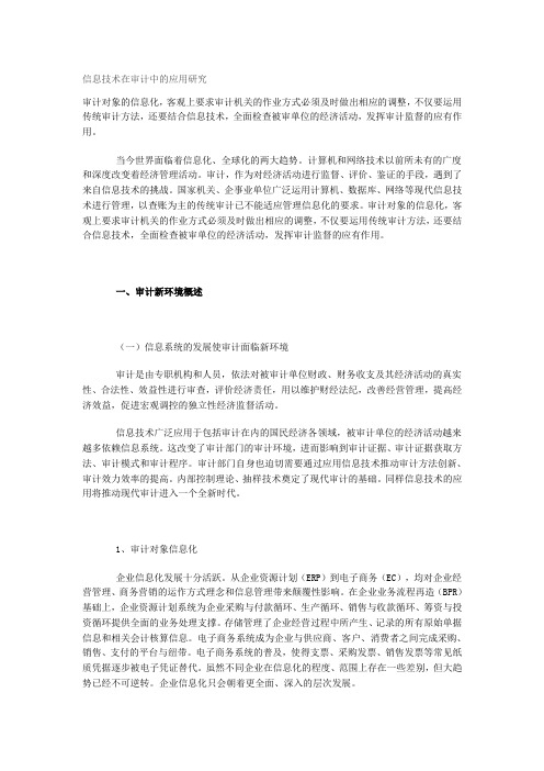 信息化与审计