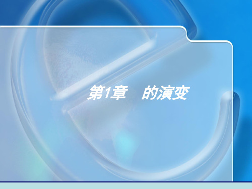ERP的演变多媒体课件