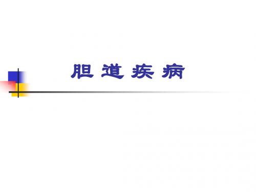 胆道疾病 ()ppt课件