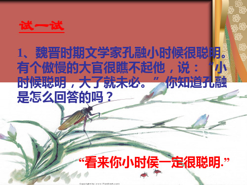 苏教版语文八年级上册《晏子使楚》ppt课件