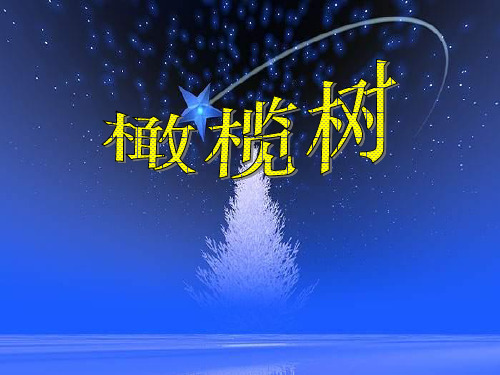 《橄榄树》PPT课件【优秀课件推荐】