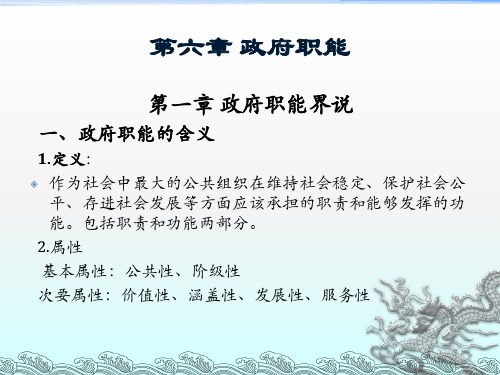 政治学概论(第六章)