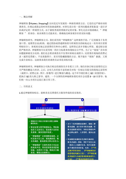 神秘顾客检测流程范文