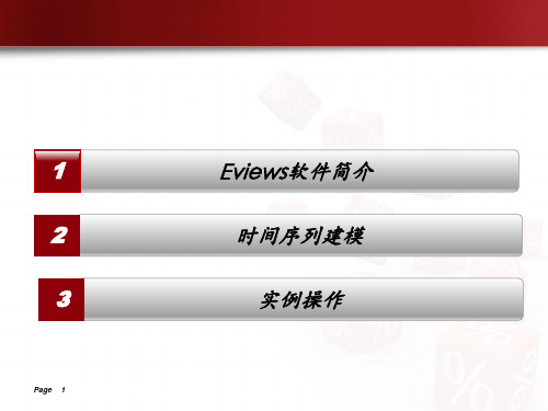 EVIEWS的garch模型族操作PPT课件