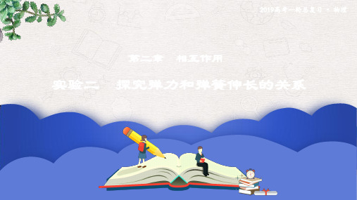 高考物理一轮复习 第二章 相互作用 实验二 探究弹力和弹簧伸长的关系课件