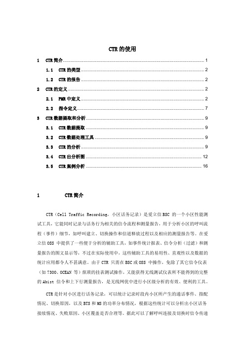 CTR的使用