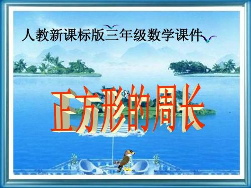 正方形的周长课件(人教新课标三年级数学上册课件)