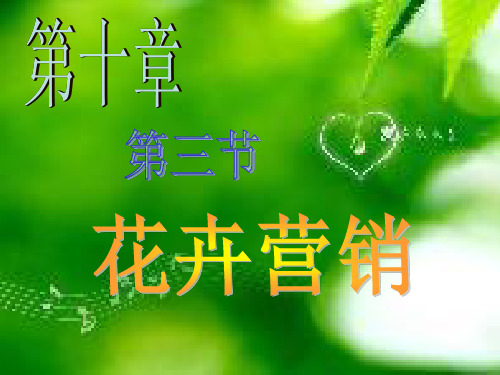 花卉营销