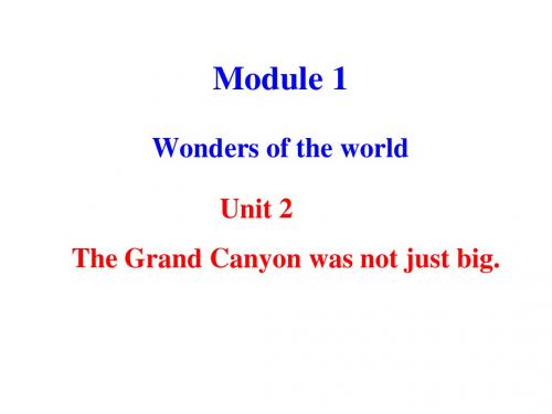 新版外研版九年级上册Module1-Unit2