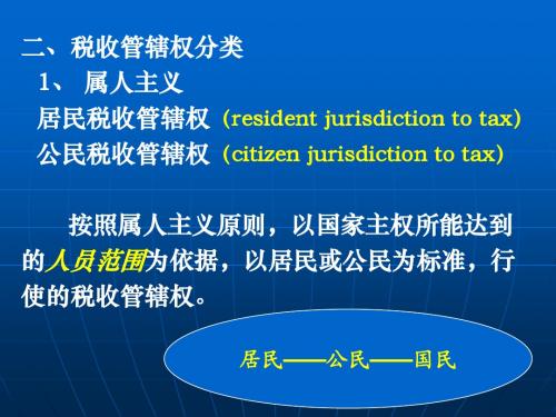 第二章 税收管辖权2015 (1)