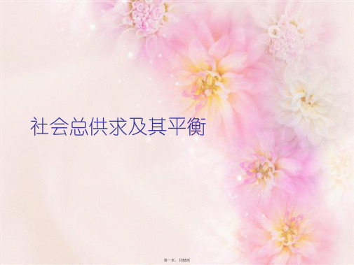 社会总供求及其平衡