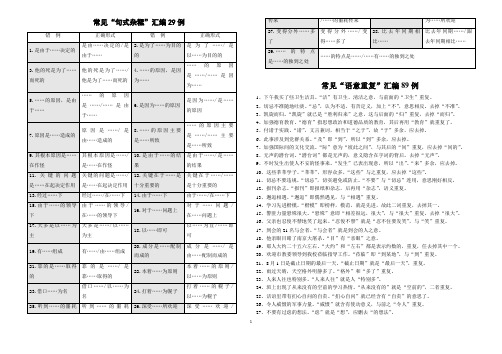 常见语意重复