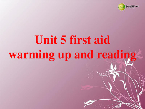 浙江省天台县平桥第二中学高中英语 Unit 5 Warming up and reading课件 新