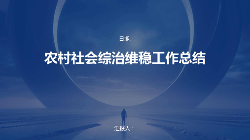 农村社会综治维稳工作总结