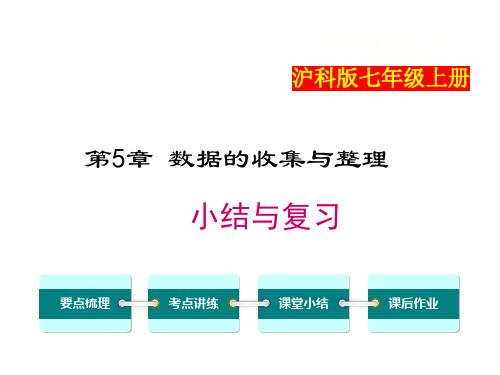 第5章 数据的收集与整理小结与复习-2七年级数学上册期末复习通关秘笈(沪科版)
