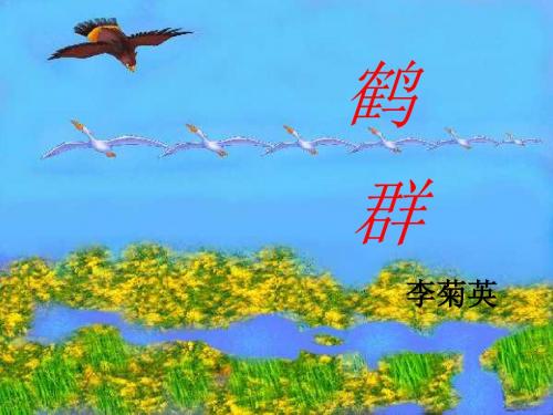 七年级下《鹤群》语文版
