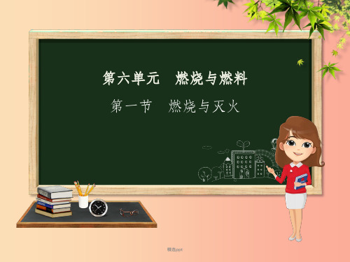 九年级化学上册第六单元燃烧与燃料第一节燃烧与灭火新版鲁教版