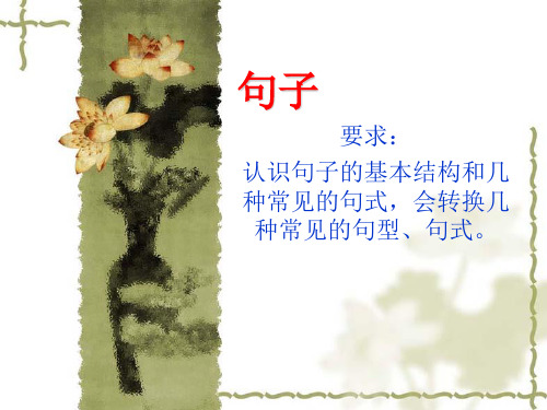 小学句型句式 ppt课件