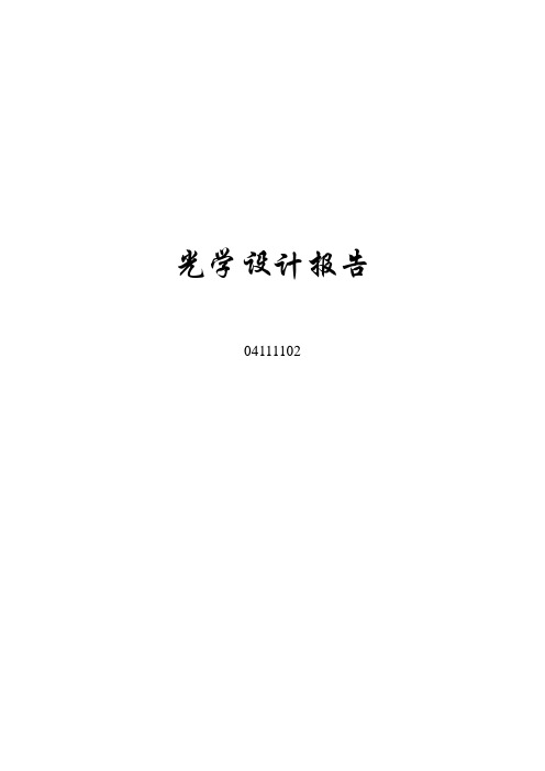 光设报告