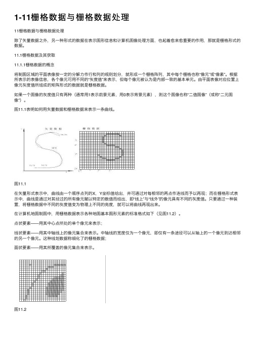 1-11栅格数据与栅格数据处理