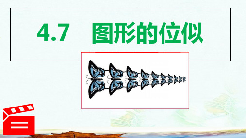 九年级数学上册第四章相似三角形4.7图形的位似课件新版浙教版ppt版本