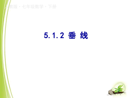 人教版七年级数学下册5.1.2垂线