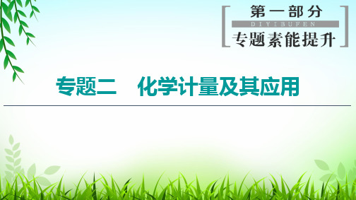 2020新课标高考化学二轮课件：第1部分 专题2 化学计量及其应用 