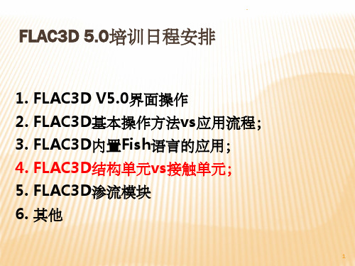 flac3d5.0结构单元教程