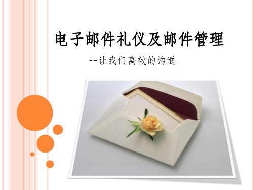 电子邮件礼仪ppt精选课件